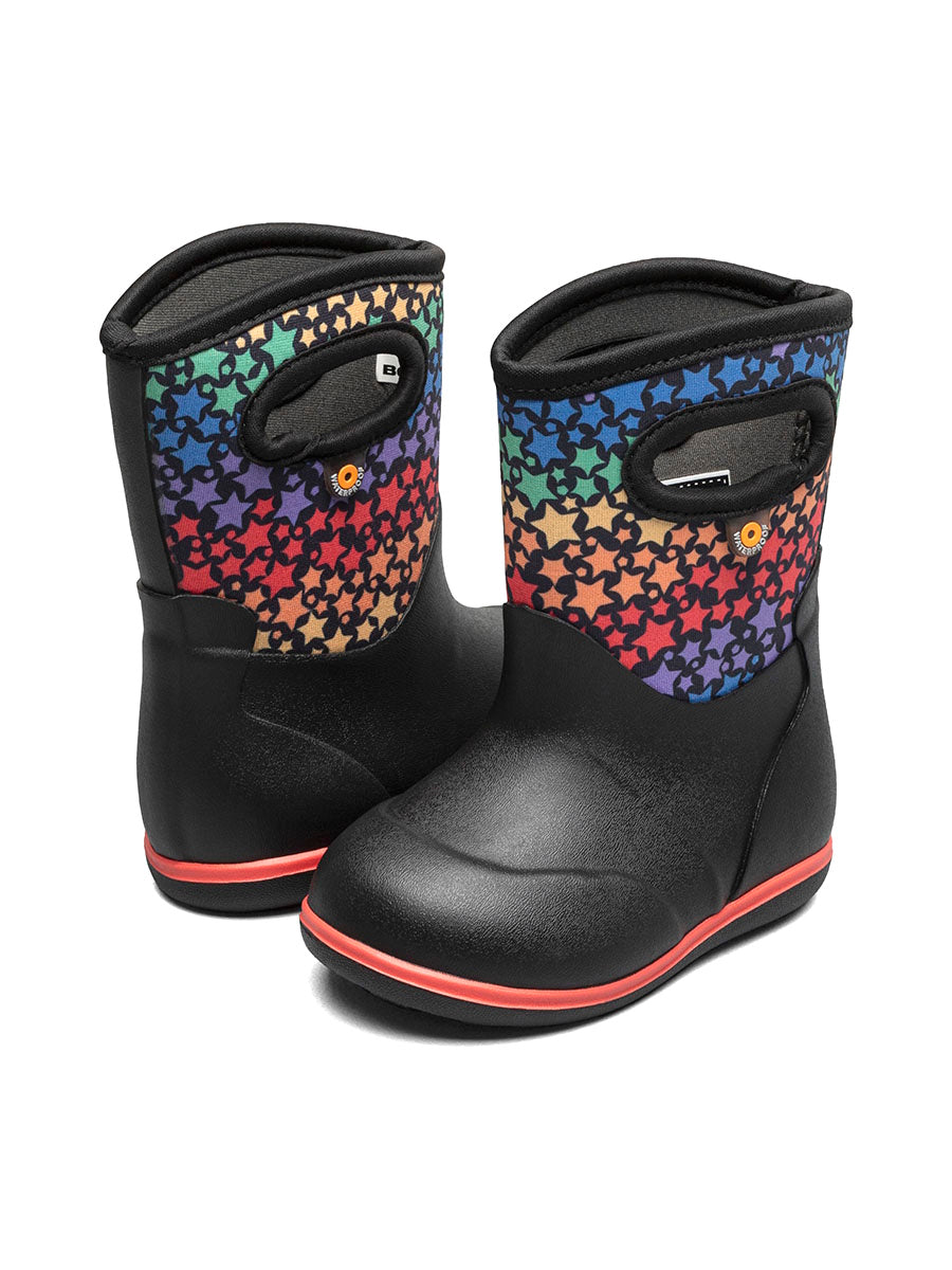 Kid's Bogs Classic Rainbow Stars
