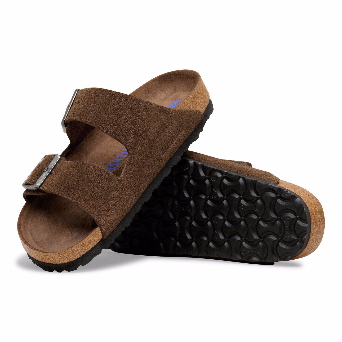 Women's Birkenstock Arizona Suede Soft Footbed