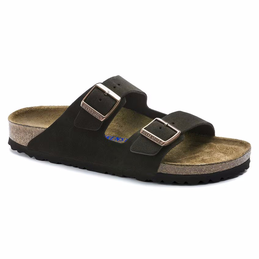 Women's Birkenstock Arizona Suede Soft Footbed